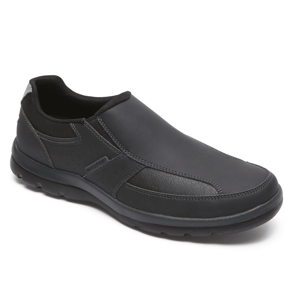 Rockport Slip-Ons Herre Svart - Get Your Kicks - WEDO59103